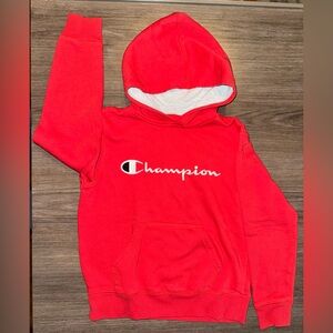 EUC, Champion boys Red Hoodie, size medium